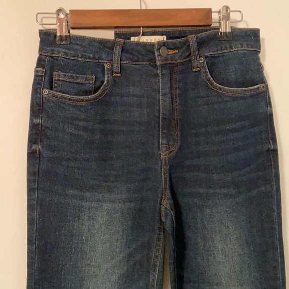 🌟NWT🌟 Size 30 Francesca’s Harper Heritage High-Rise Straight Raw Hem Jean - Picture 3 of 16